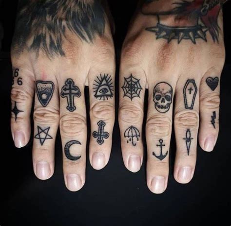 Tatuajes de dedos hombres